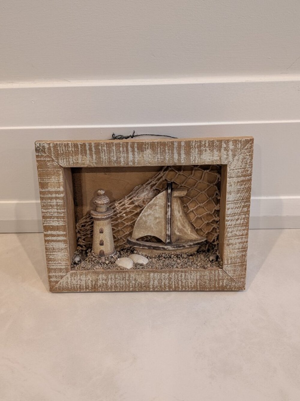 Nautical 3D Shadow Box Wall Art | Beach House Décor, Ocean, Nautical